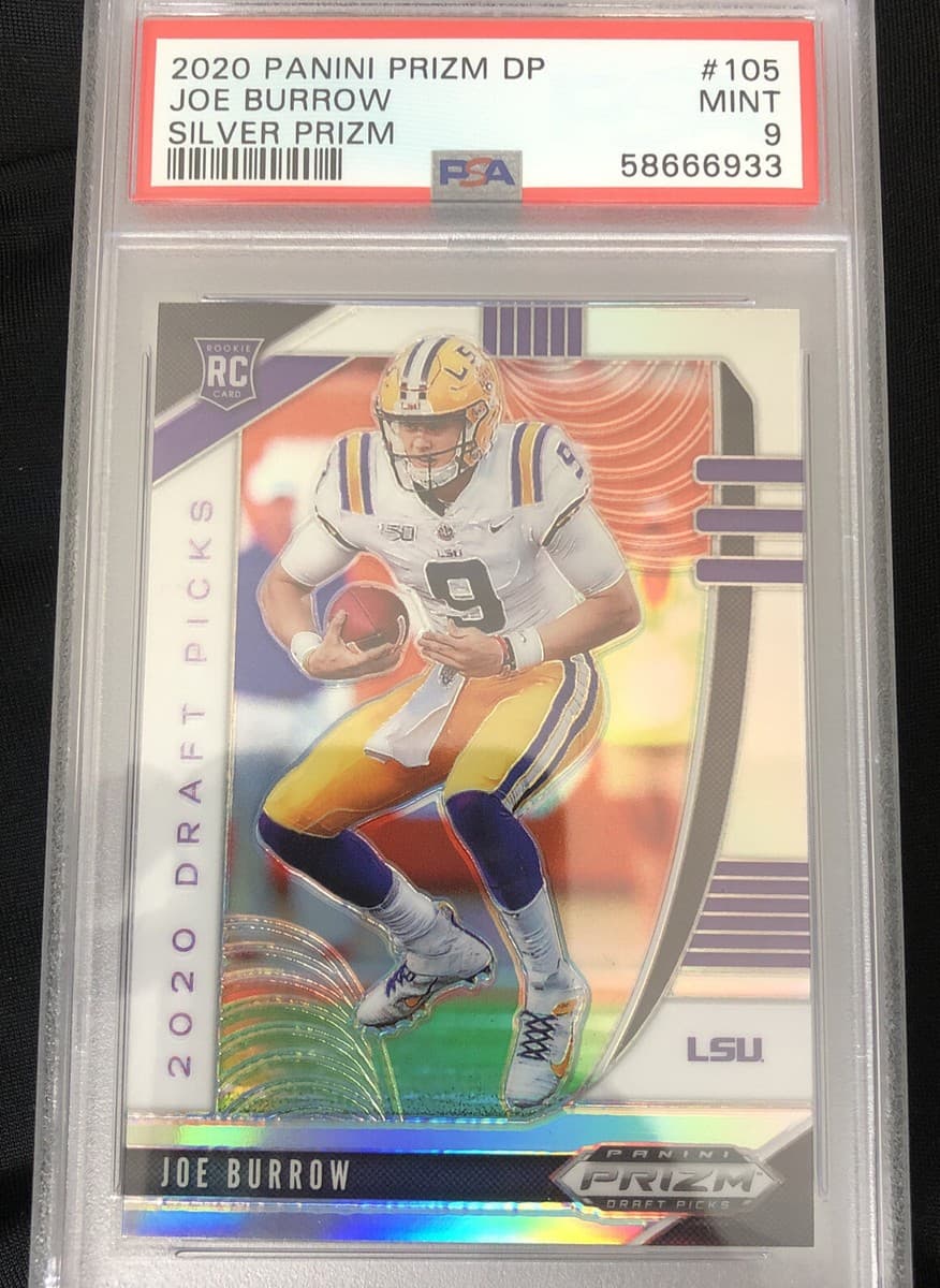 2020 Panini Prizm Joe Burrow Rookie Silver