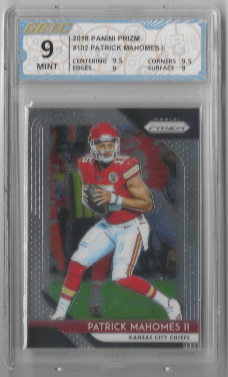 2018 Panini Prizm Patrick Mahomes Rookie PSA 10