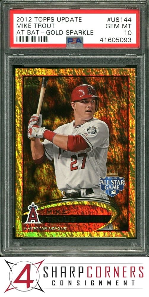2012 Topps Update Mike Trout Rookie PSA 9