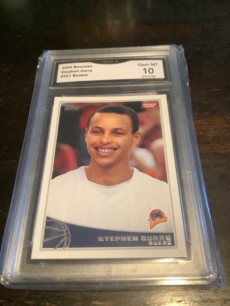 2010 Topps Chrome Stephen Curry Rookie PSA 10