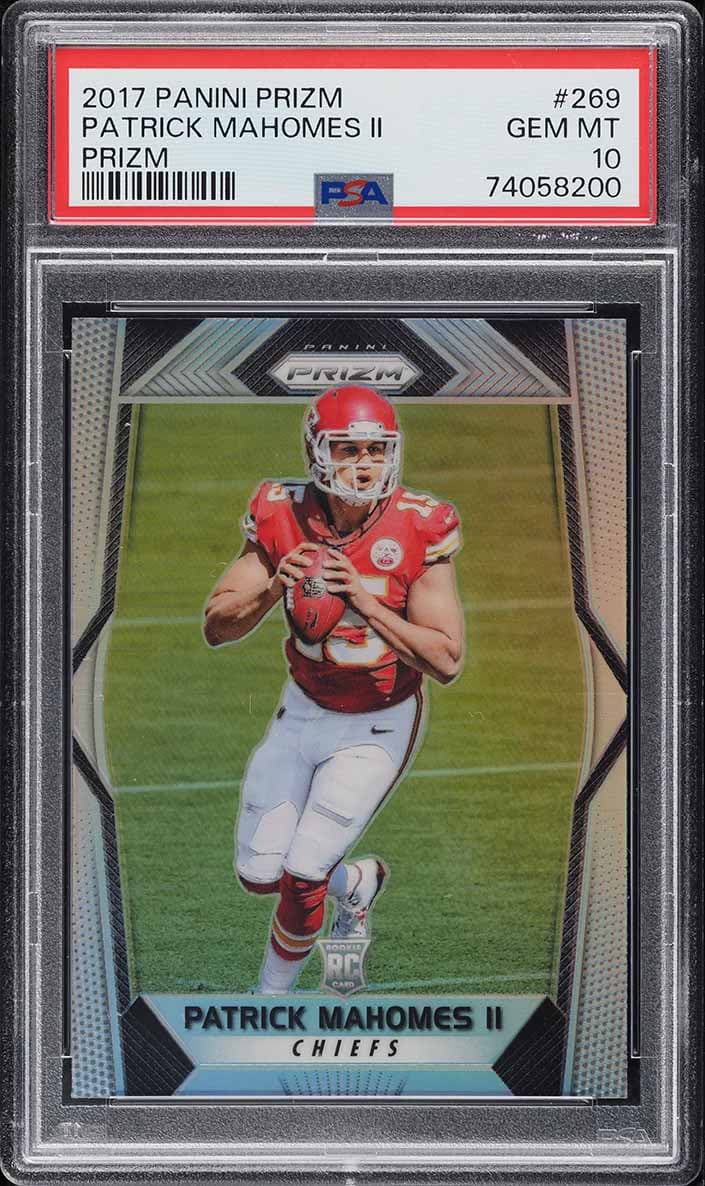 2019 Panini Prizm Patrick Mahomes Rookie PSA 10