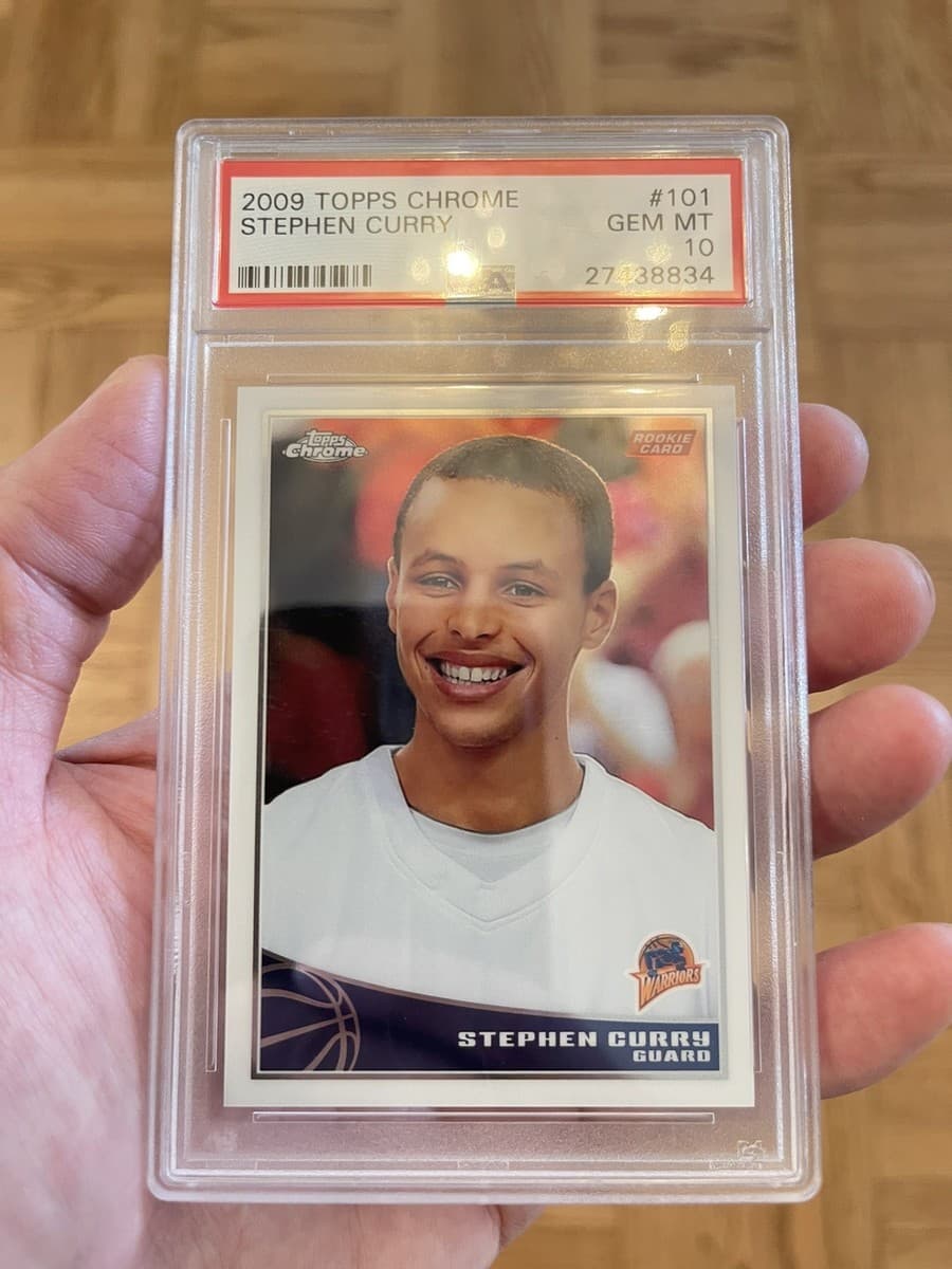 2011 Topps Chrome Stephen Curry Rookie PSA 10