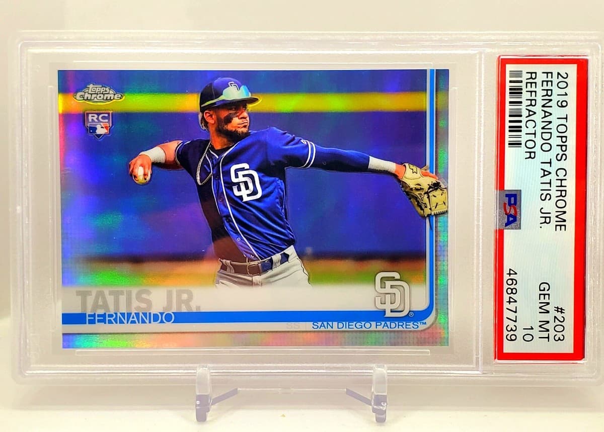 2019 Topps Chrome Fernando Tatis Jr. Rookie Refractor